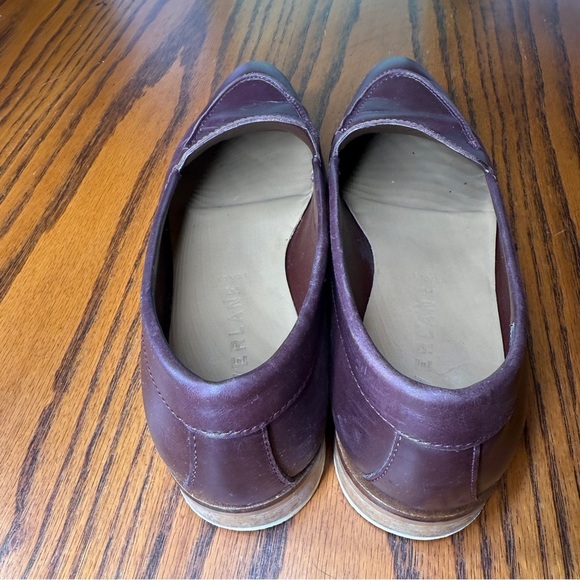 EVERLANE Modern Leather Burgundy Loafers Flats Women’s Size 7.5 Italian Made - Picture 9 of 9